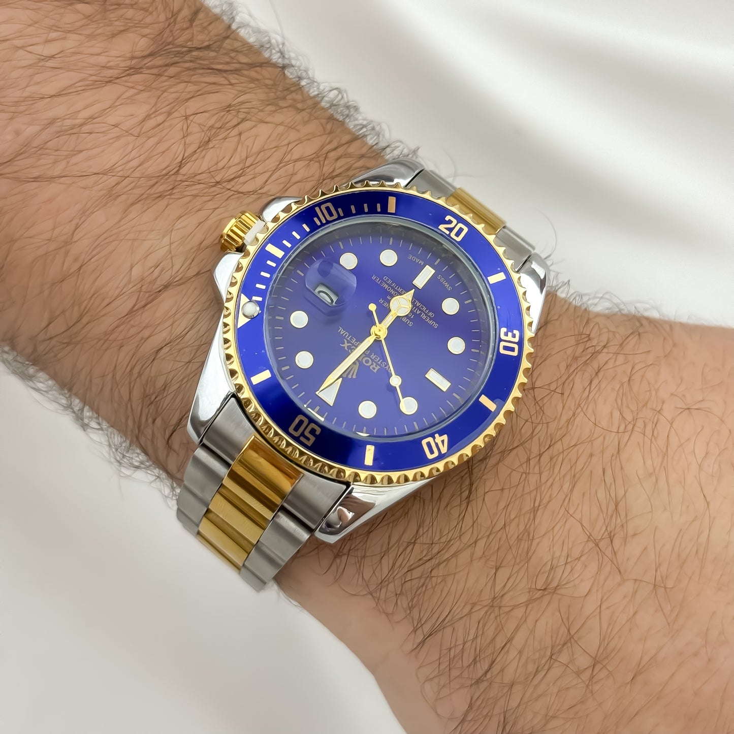 Reloj Rolex Calidad 1.1 en Colores Azul Verde o Negro con Garantia de por vida